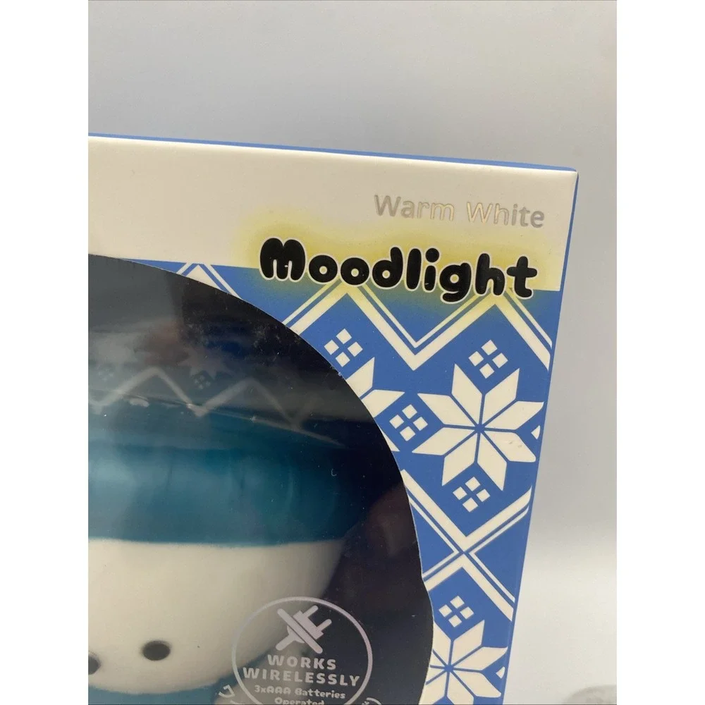 Mood‎ Light Hootie Snow Owl Kids Night Light Winter Warm White Light Batteries